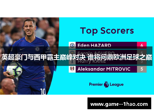 英超豪门与西甲霸主巅峰对决 谁将问鼎欧洲足球之巅